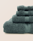 Premium Cotton Towels - Pine Green