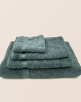 Premium Cotton Towels - Pine Green