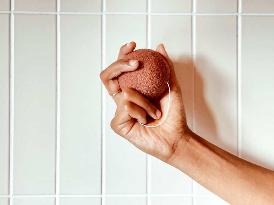 Red Clay Konjac Sponge – For Sensitive & Dry Skin