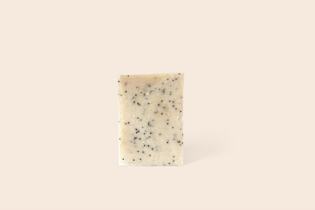 Peeling Shower Soap with Poppy Seeds