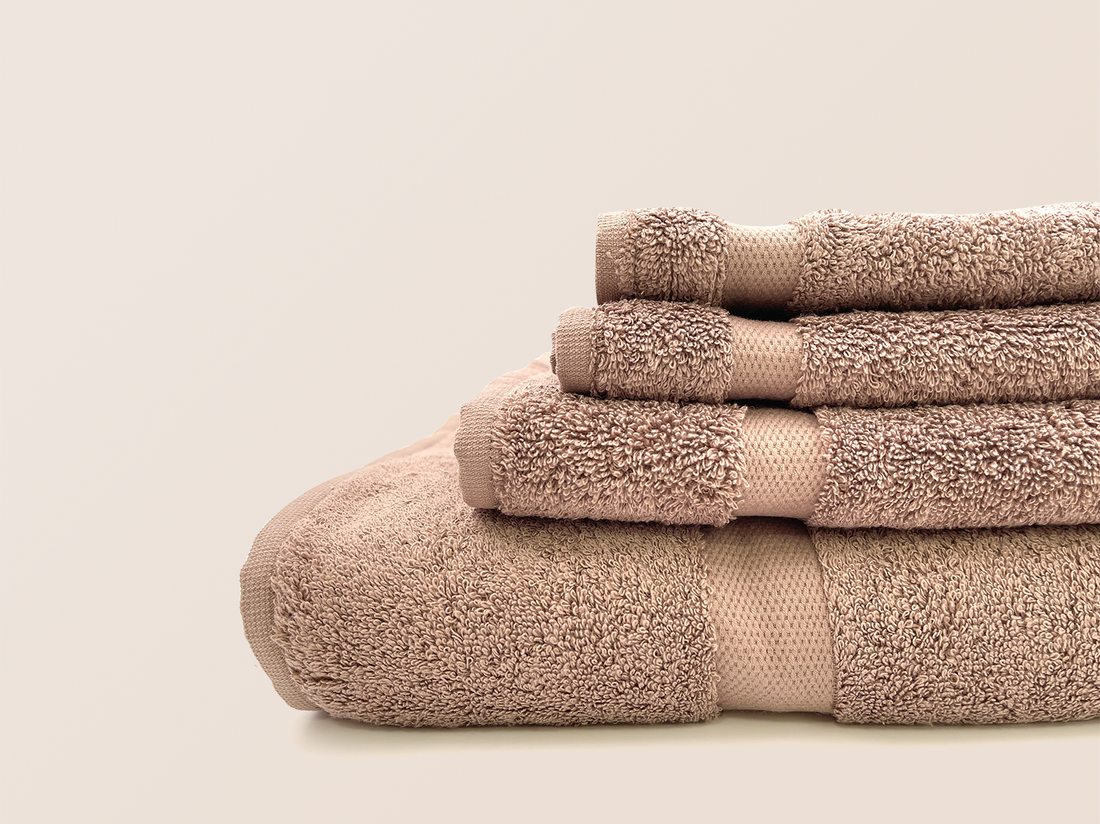 Asciugamano Cotone Premium - Rosa Scuro