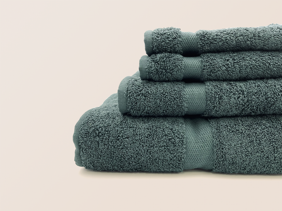 Premium Cotton Towel - Pine Green
