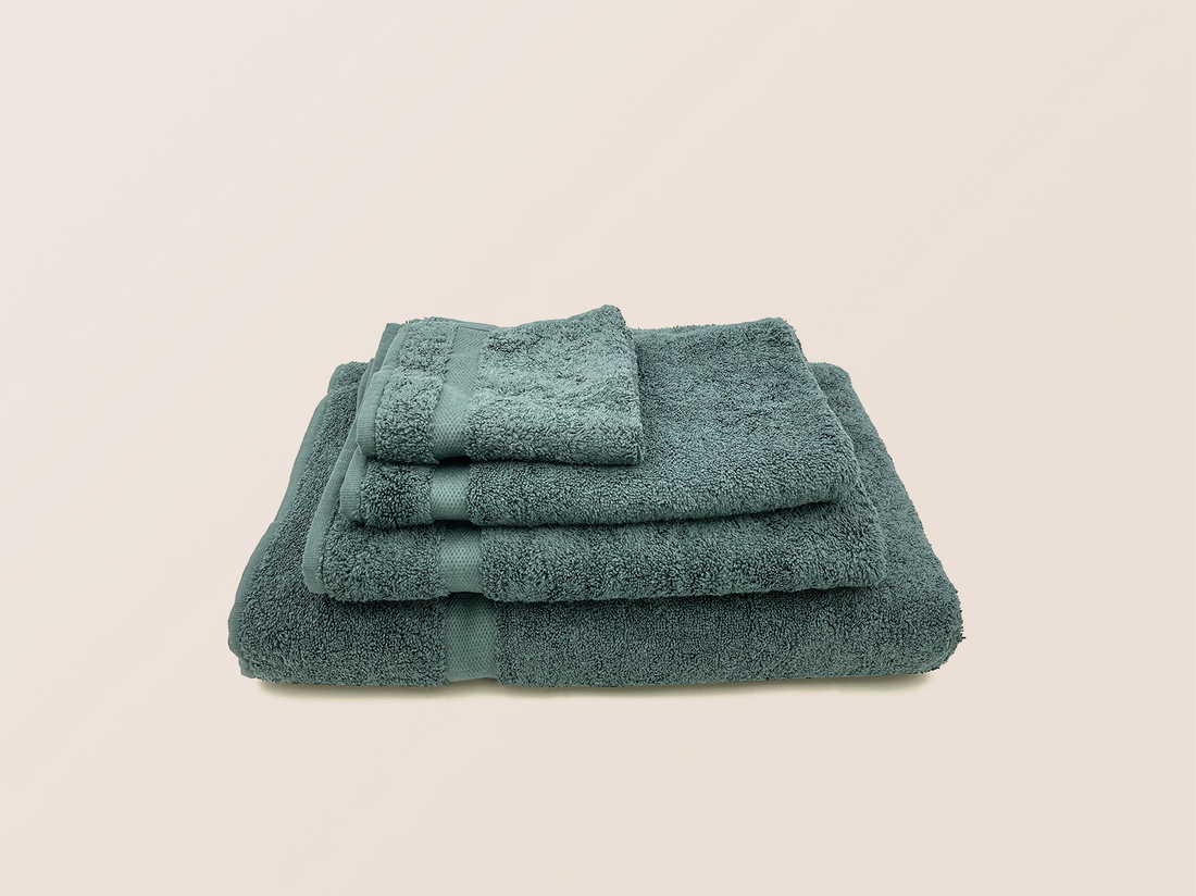 Asciugamano Cotone Premium - Verde Pino