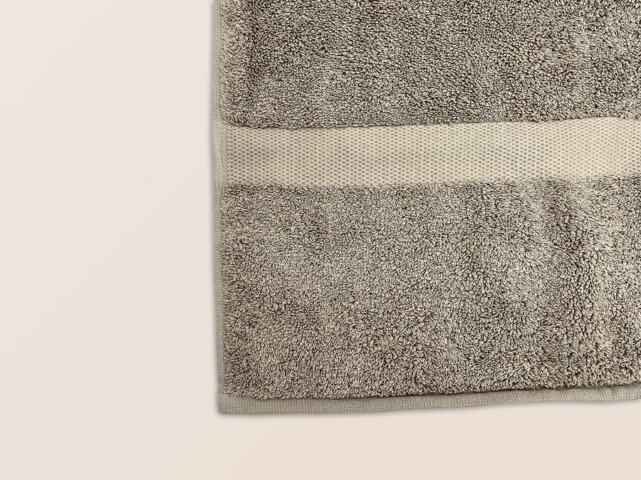 Premium Cotton Towel - Stone Grey
